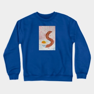 Savory Bacon and Egg Crewneck Sweatshirt